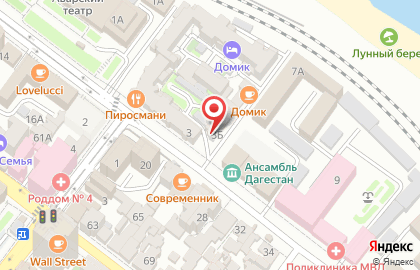 Продуктовый магазин в Махачкале на карте