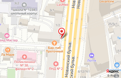 МТС-Банк на метро Смоленская на карте