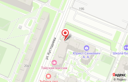 Магазин товаров для рукоделия Творчество на проспекте Просвещения на карте