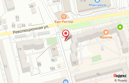 Магазин фруктов и овощей на Революционной улице на карте