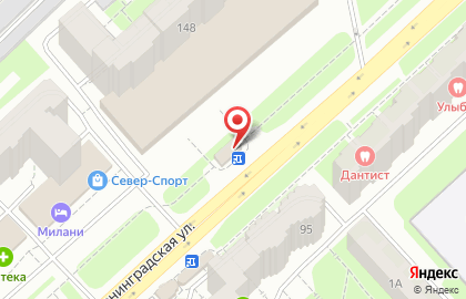 Цветочный магазин Лара на улице Ленинградской на карте