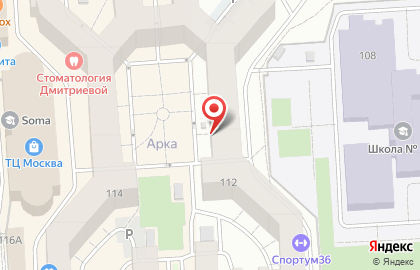 Киоск по продаже печатной продукции, Коминтерновский район на Московском проспекте на карте
