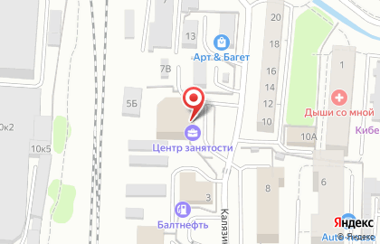Департамент труда и занятости по Калининградской области на карте