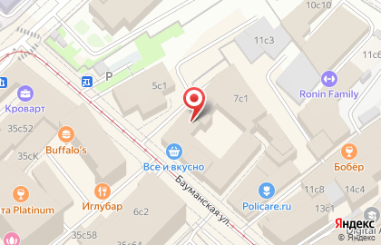 ООО Аверс на Бауманской улице на карте
