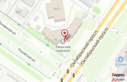 Служба Смоленской таможни по Тверской области на карте