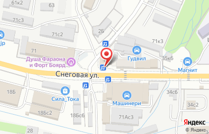 Киоск фастфудной продукции в Первореченском районе на карте