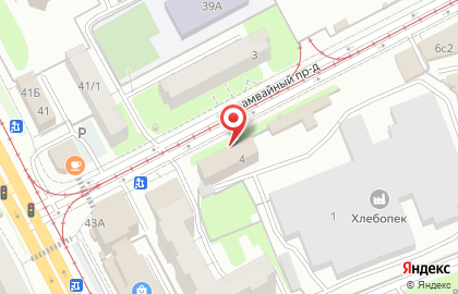 Оптовая фирма Медгородок в Трамвайном проезде на карте