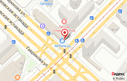 Салон наручных часов и ювелирных украшений AllTime на метро Сретенский бульвар на карте