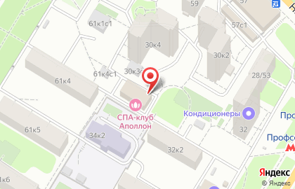 Участковый пункт полиции район Черёмушки на Профсоюзной улице на карте