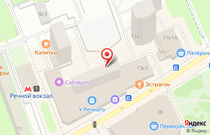 Мариенталь (Москва) на Фестивальной улице на карте
