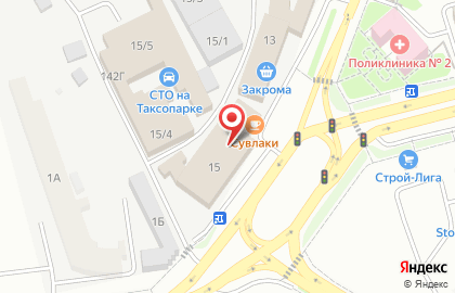 Банкомат Ставропольпромстройбанк на Заводской улице на карте
