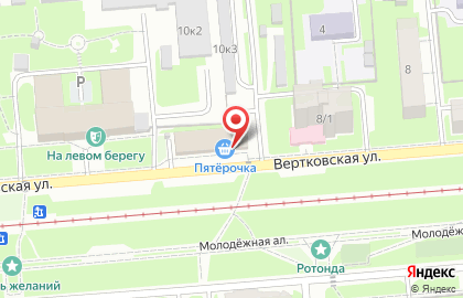 Супермаркет Пятёрочка на площади Карла Маркса на карте