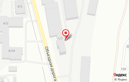 Альфа транс на Объездной дороге на карте