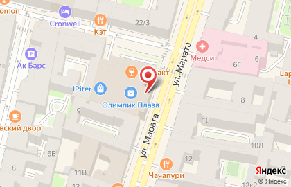 Салон тайского массажа Royal Thai в ТЦ Olympic Plaza на карте