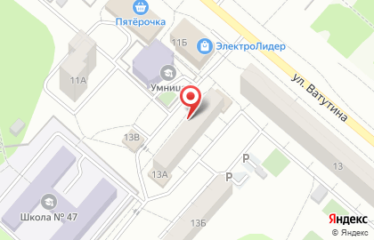Магазин фруктов и овощей в Кировском районе на карте
