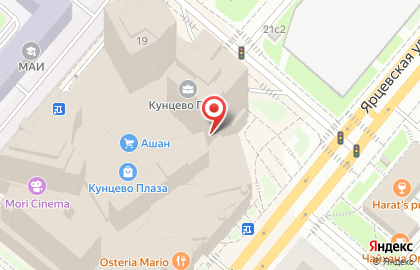Магазин мобильных аксессуаров Case:Store на Ярцевской улице на карте
