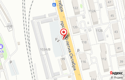 Автостоянка в Хабаровске на карте