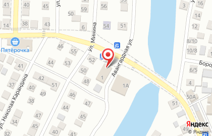 Супермаркет Магнит в Ленинградском переулке на карте