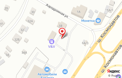 АЗС VV на Аэродромной улице на карте