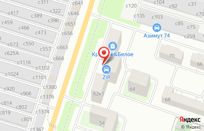 Магазин по продаже автотоваров и крепежа ZiP на улице Богдана Хмельницкого на карте