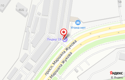 Автоцентр Лидер на проспекте Маршала Жукова на карте