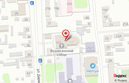Собор Вознесения Господня на улице Дарвина на карте