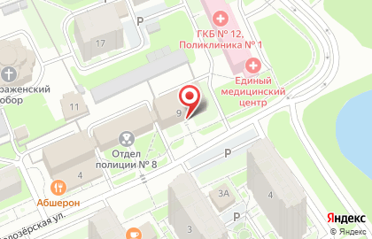 Военный комиссариат Сормовского и Московского районов г. Нижний Новгород Нижегородской области в Сормовском районе на карте
