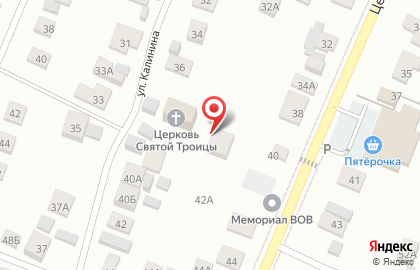 Воскресно-приходская школа на улице Калинина на карте