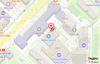 Бассейн СибУПК на карте