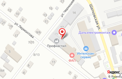 Группа транспортных компаний ЖелДорЭкспедиция на улице Чернышевского на карте