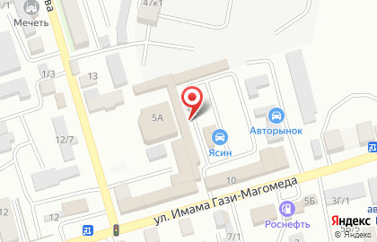 Автомастерская в Буйнакске на карте