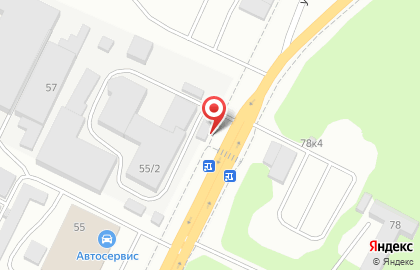 Продовольственный магазин Сластена в Орджоникидзевском районе на карте