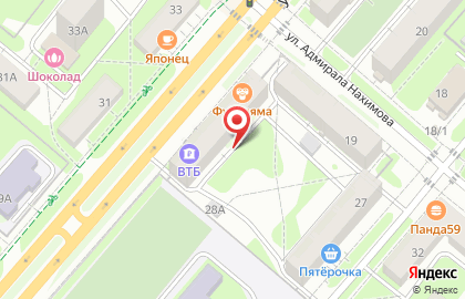 Туман на улице Маршала Рыбалко на карте