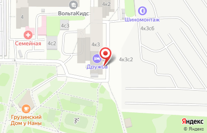 Общежитие, МАТИ на карте