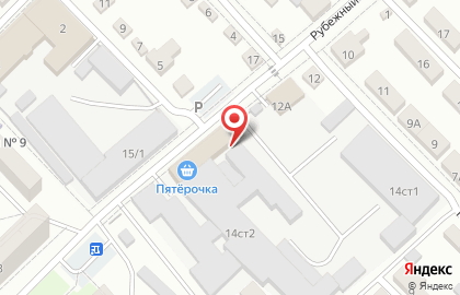 Продовольственный магазин на Рубежном проезде, 14 на карте