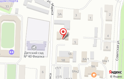 Термаль на улице Маркса на карте