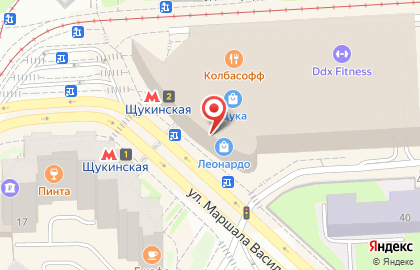 СберБанк на Щукинской улице на карте