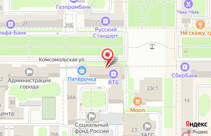 Компания media.eritcom на Комсомольской улице на карте