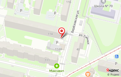 Магазин промтоваров на Берёзовской улице на карте