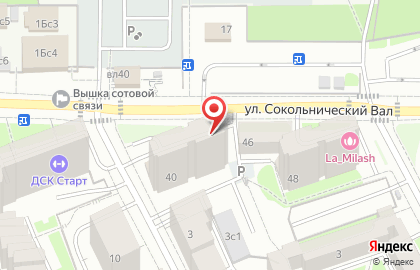 Магазин продуктов в Москве на карте
