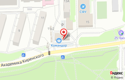 Сервисная служба Высокие технологии на улице Академика Киренского на карте