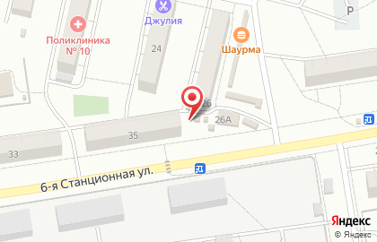 Магазин Азовский Бройлер в Ленинском районе на карте