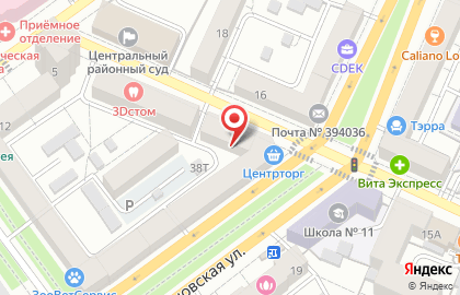 Агентство недвижимости Аренд Арендович на улице Комиссаржевской на карте
