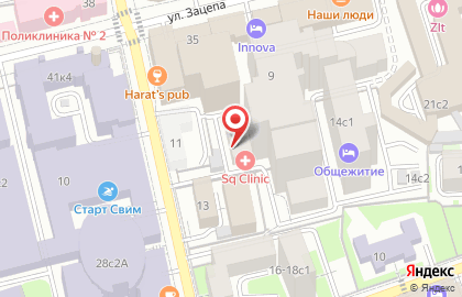 Студия СПА и массажа Xsize на метро Серпуховская на карте