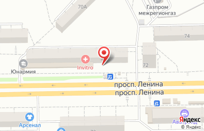 Магазин КанцПарк на проспекте Ленина на карте