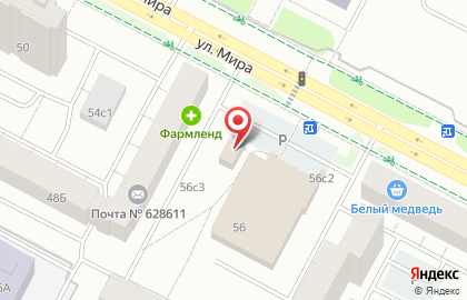 Ресторан Ташкент в Ханты-Мансийске на карте
