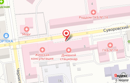 Центры здоровья в Суворовском переулке на карте