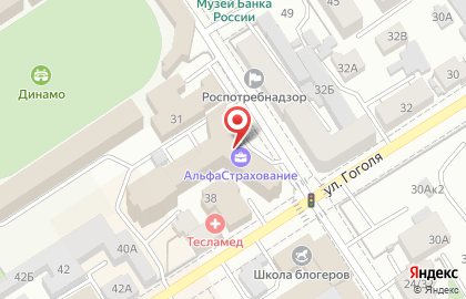 Союз независимых оценщиков и консультантов на улице Гоголя на карте