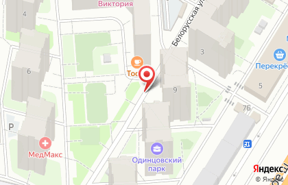 Натяжные потолки в Одинцово на карте