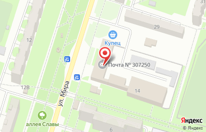 Почта Банк в Курске на карте